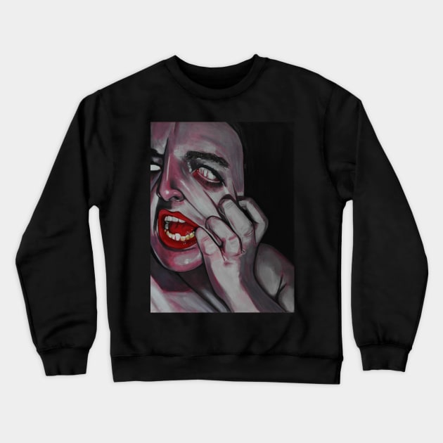 Stretched Crewneck Sweatshirt by wildjellybeans